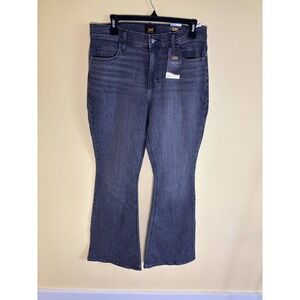 NWT Lee Legendary Mid-Rise Bootcut Flare Denim Comfort Stretch Womens Size 10Med